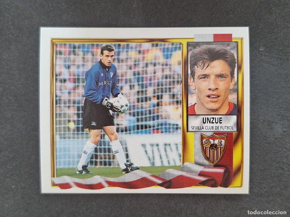 Cromos de Futebol: L3 UNZUE SEVILLA C. F. LIGA ESTE 1995 1996 95 96 NUNCA PEGADO SIN PEGAR