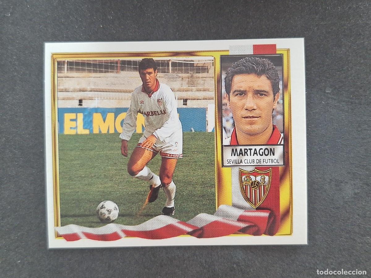 Cromos de Futebol: L3 MARTAGON SEVILLA C. F. LIGA ESTE 1995 1996 95 96 NUNCA PEGADO SIN PEGAR