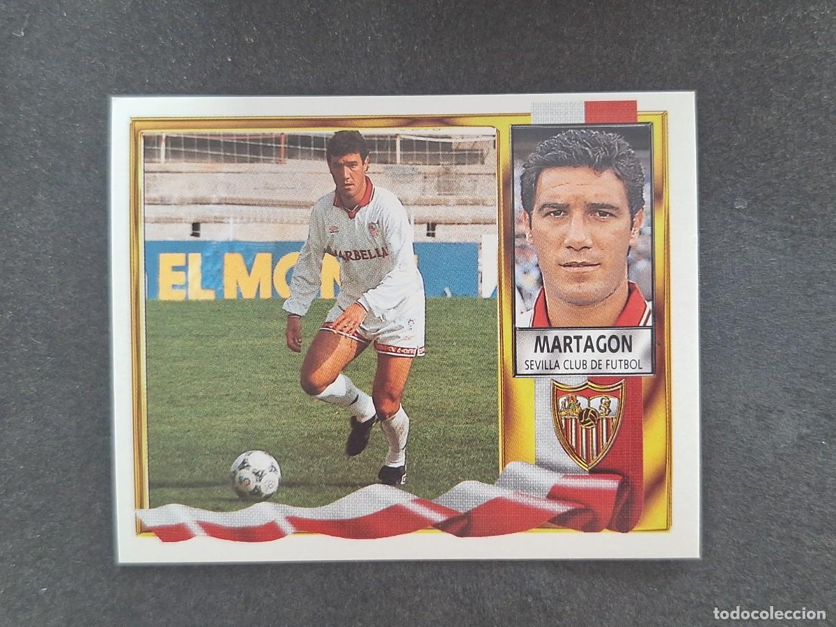 Cromos de Futebol: L3 MARTAGON SEVILLA C. F. LIGA ESTE 1995 1996 95 96 NUNCA PEGADO SIN PEGAR
