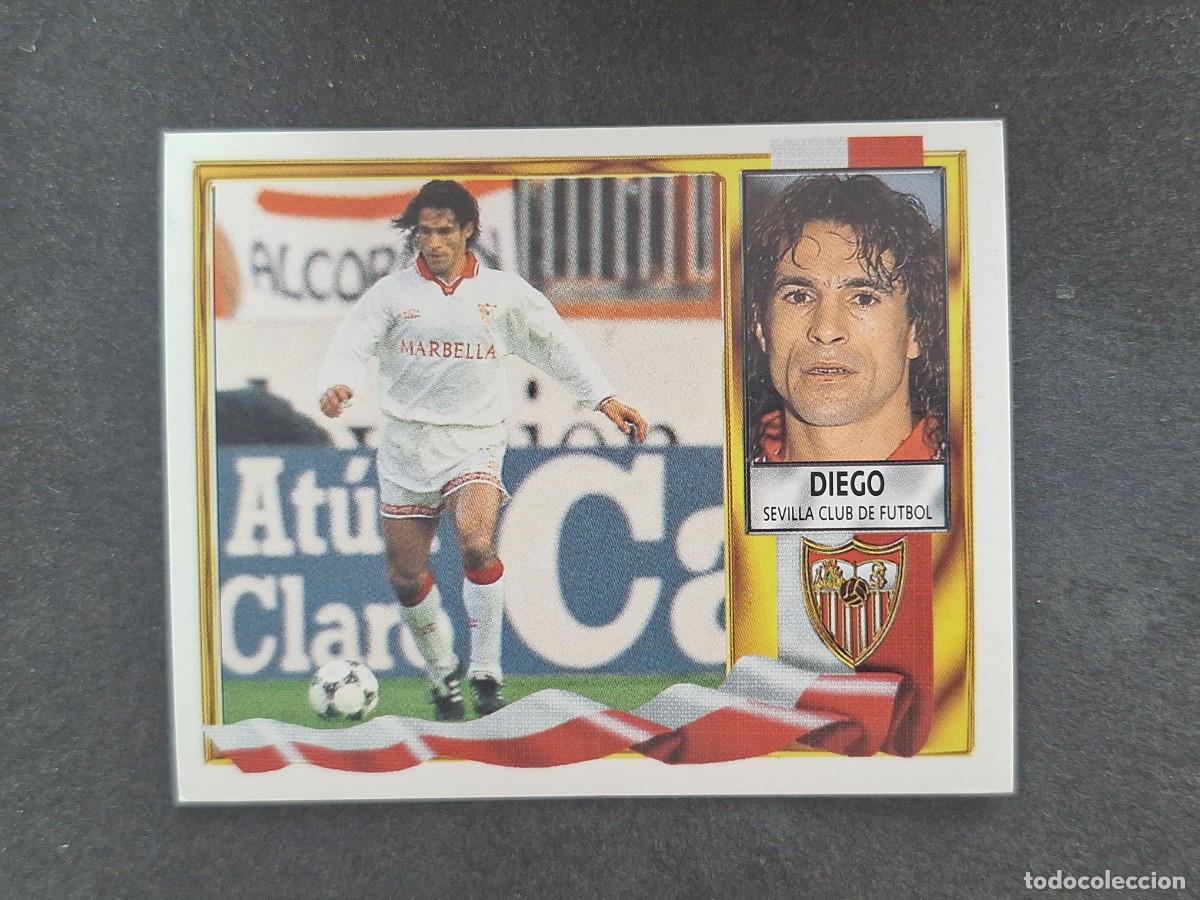 Cromos de Futebol: L3 DIEGO SEVILLA C. F. LIGA ESTE 1995 1996 95 96 NUNCA PEGADO SIN PEGAR