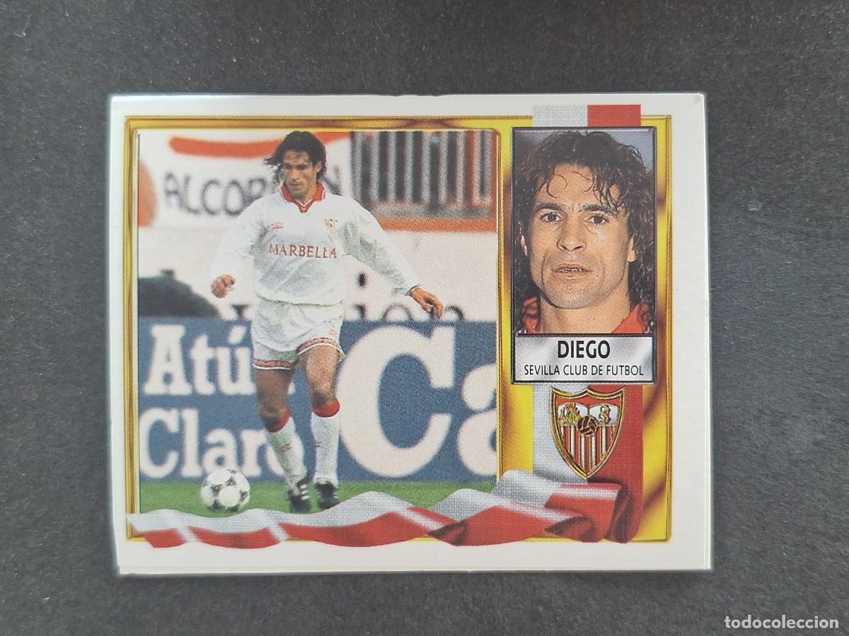 Cromos de Futebol: L3 DIEGO SEVILLA C. F. LIGA ESTE 1995 1996 95 96 NUNCA PEGADO SIN PEGAR
