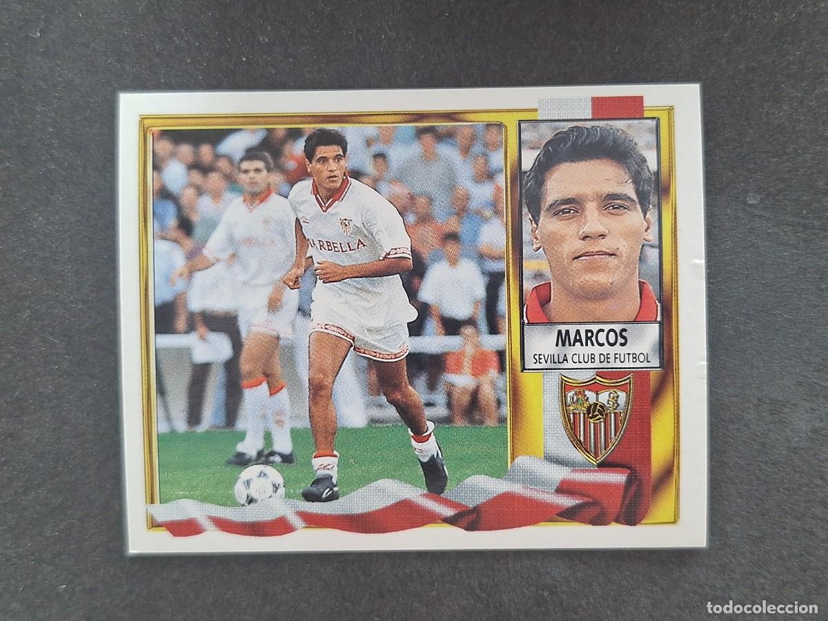 Cromos de Futebol: L3 MARCOS SEVILLA C. F. LIGA ESTE 1995 1996 95 96 NUNCA PEGADO SIN PEGAR