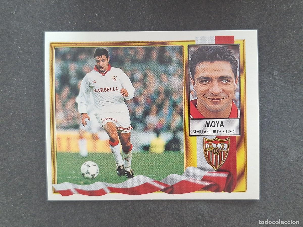 Cromos de Futebol: L3 MOYA SEVILLA C. F. LIGA ESTE 1995 1996 95 96 NUNCA PEGADO SIN PEGAR