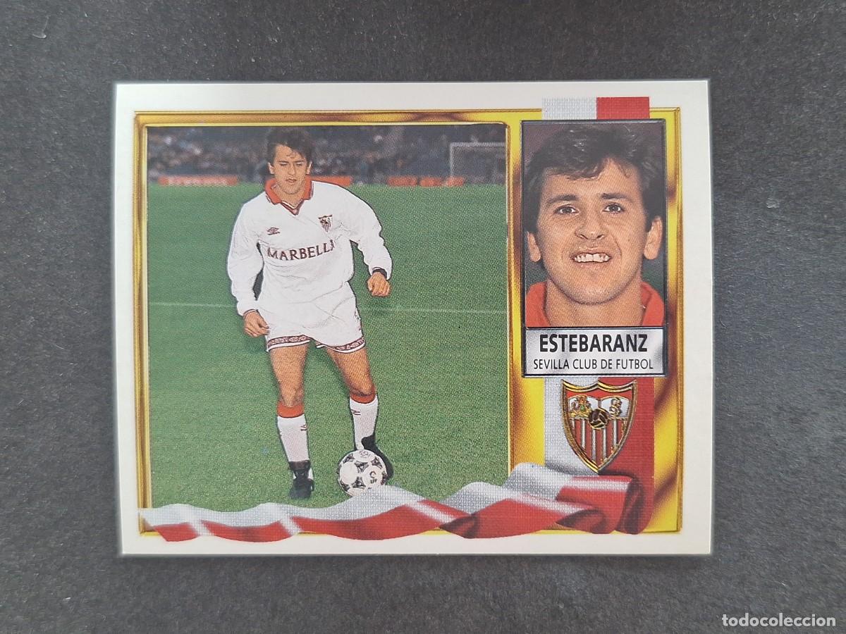 Figurine di Calcio: L3 ESTEBARANZ SEVILLA C. F. LIGA ESTE 1995 1996 95 96 NUNCA PEGADO SIN PEGAR
