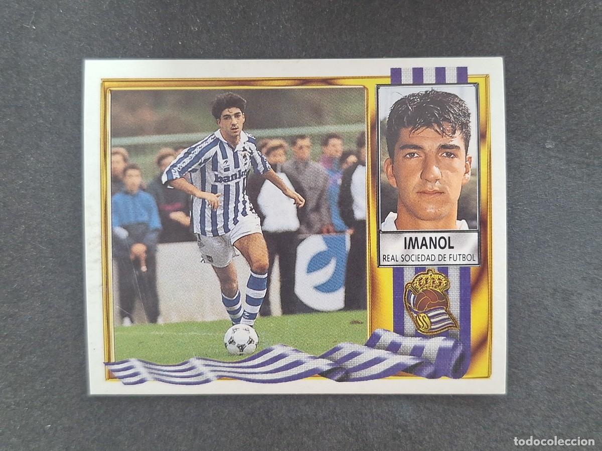 Cromos de Futebol: L3 IMANOL REAL SOCIEDAD LIGA ESTE 1995 1996 95 96 NUNCA PEGADO SIN PEGAR