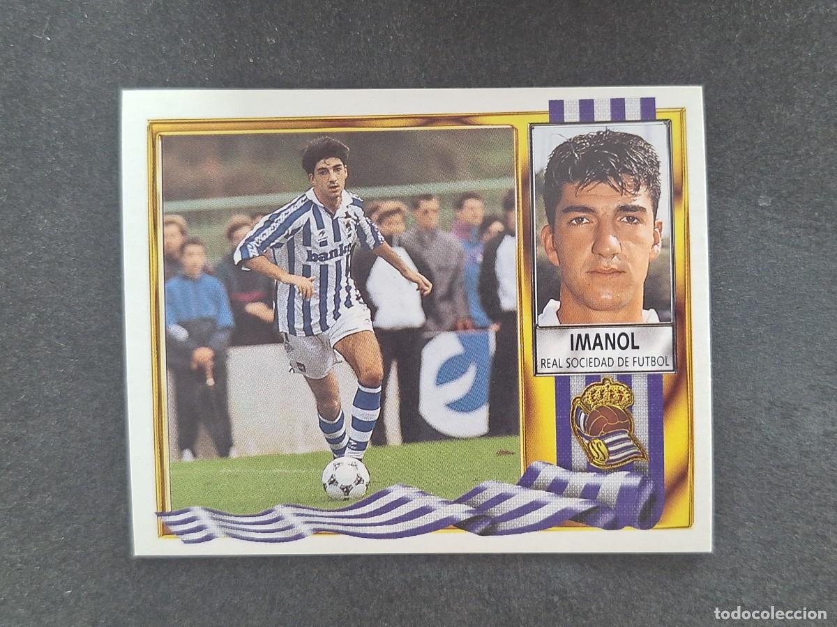 Cromos de Futebol: L3 IMANOL REAL SOCIEDAD LIGA ESTE 1995 1996 95 96 NUNCA PEGADO SIN PEGAR