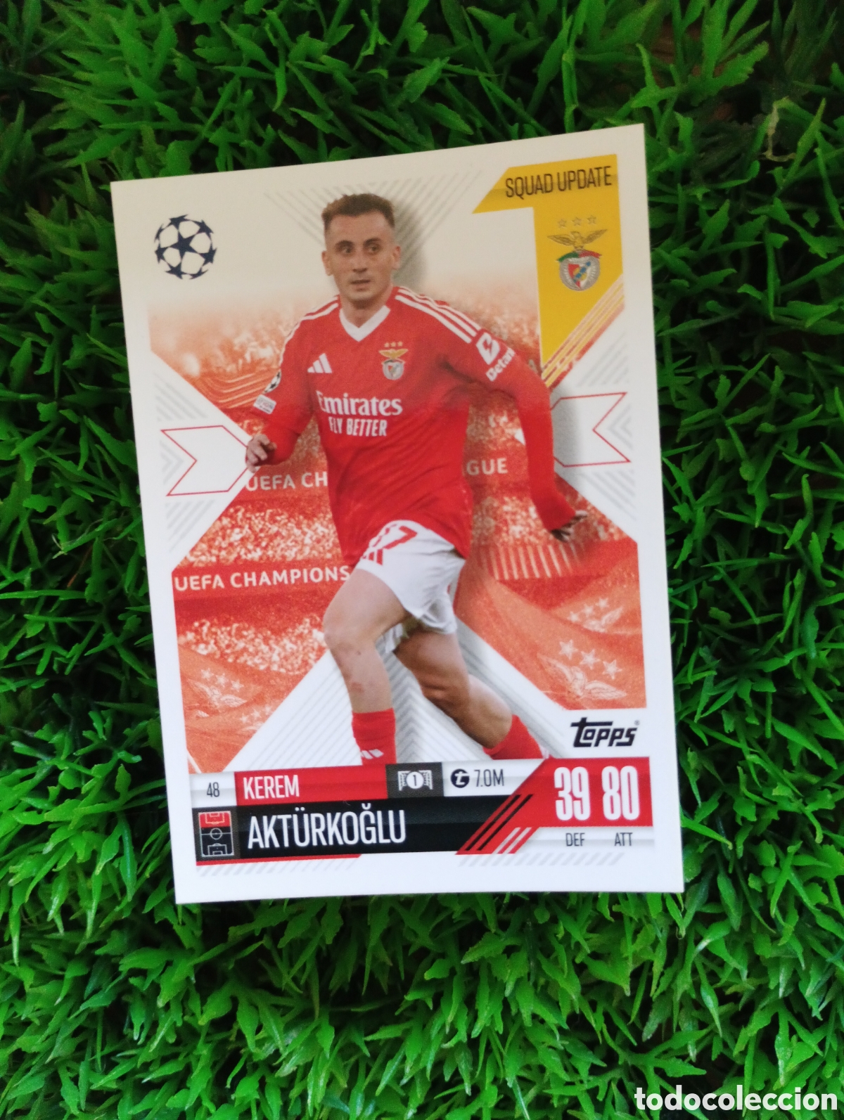 Cromos de Futebol: Akturkoglu Benfica SQUAD UPDATE Match Attax Extra 24-25 # 48