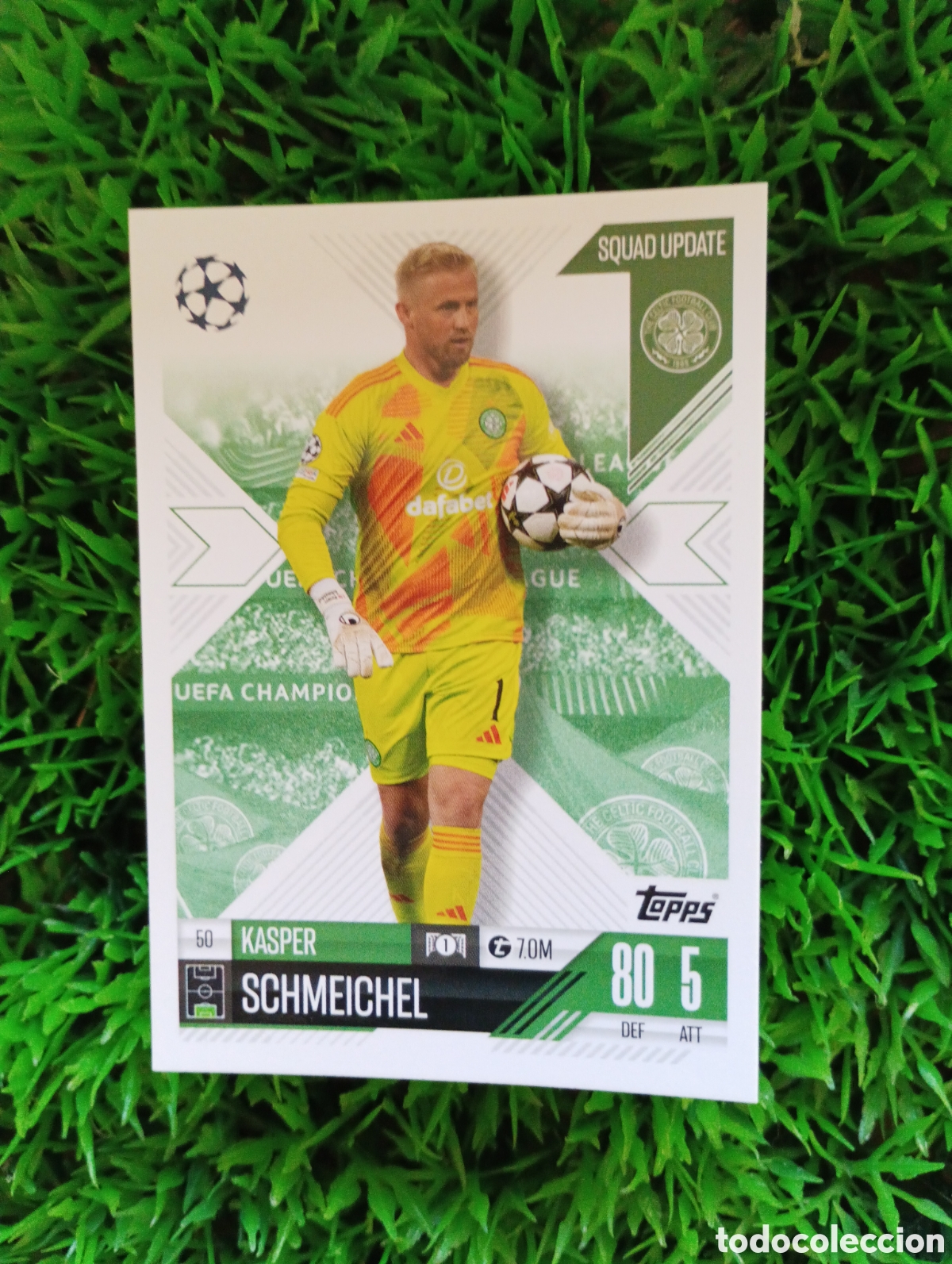 Cromos de Futebol: Schmeichel Celtic SQUAD UPDATE Match Attax Extra 24-25 # 50