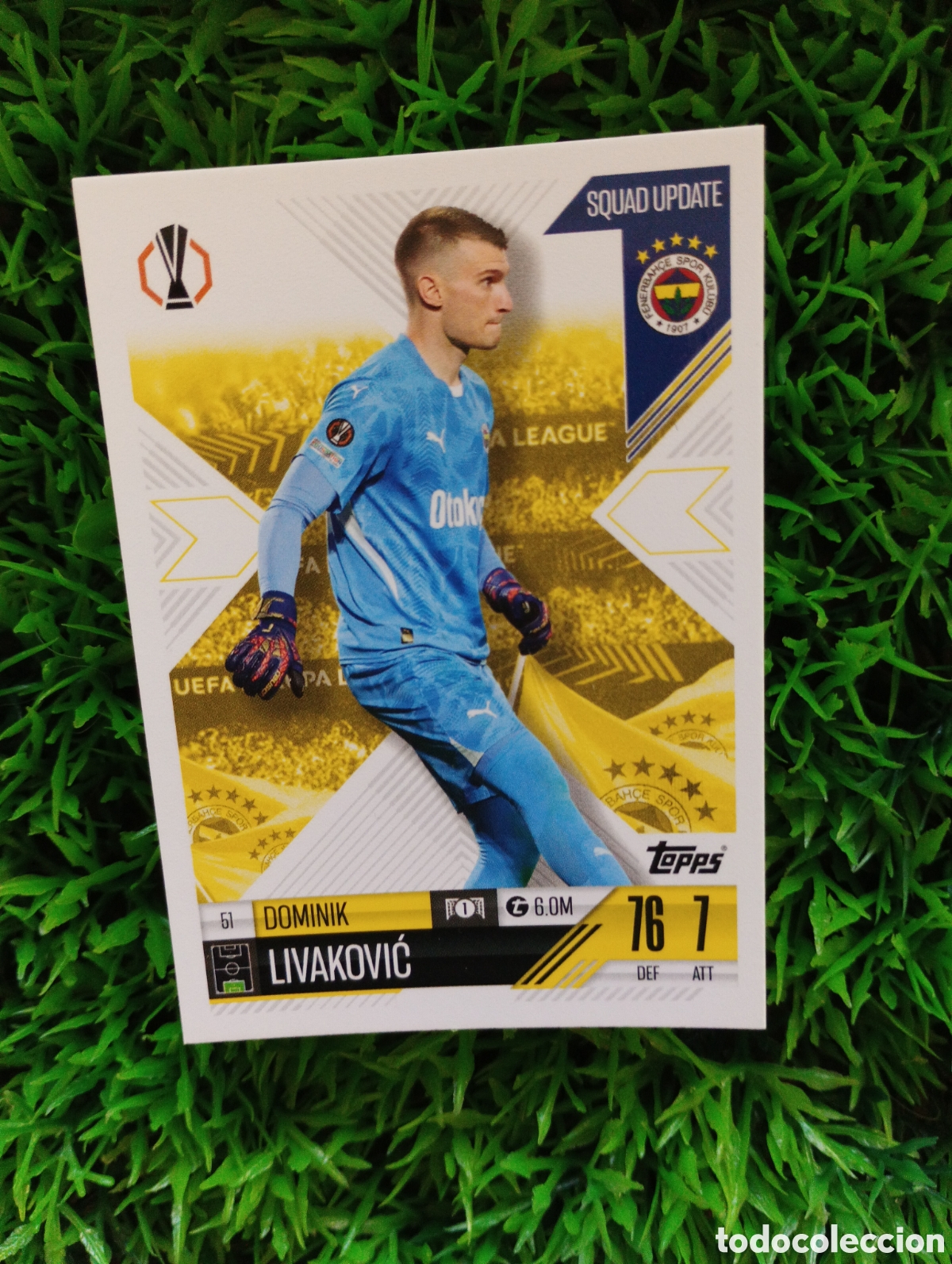 Cromos de Futebol: Livakovic Fenerbahce SQUAD UPDATE Match Attax Extra 24-25 # 51