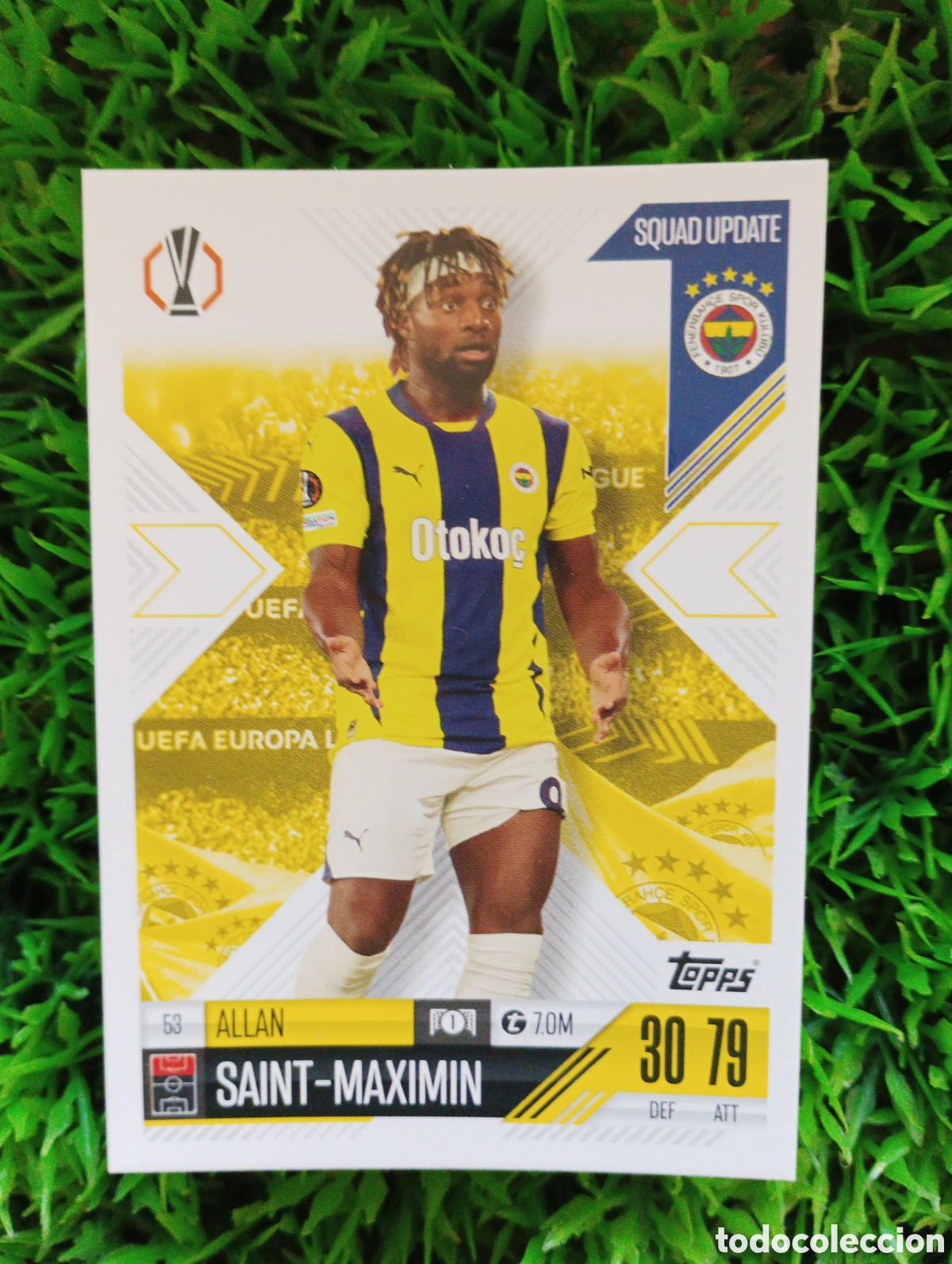 Cromos de Futebol: Saint-Maximin Fenerbahce SQUAD UPDATE Match Attax Extra 24-25 # 53