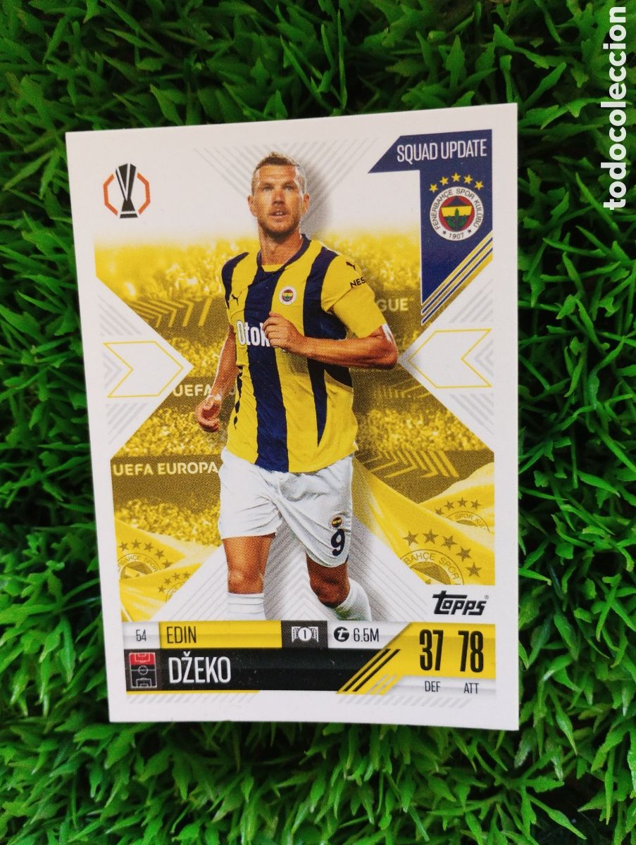Cromos de Futebol: Dzeko Fenerbahce SQUAD UPDATE Match Attax Extra 24-25 # 54