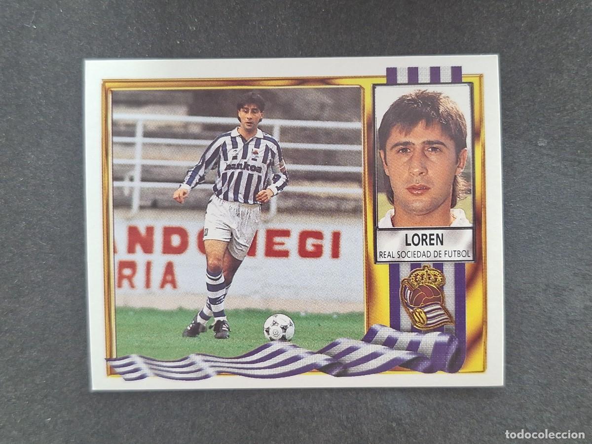Cromos de Futebol: L3 LOREN REAL SOCIEDAD LIGA ESTE 1995 1996 95 96 NUNCA PEGADO SIN PEGAR