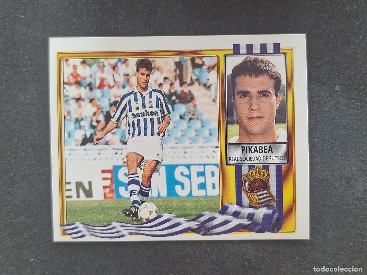 Cromos de Futebol: L3 PIKABEA REAL SOCIEDAD LIGA ESTE 1995 1996 95 96 NUNCA PEGADO SIN PEGAR