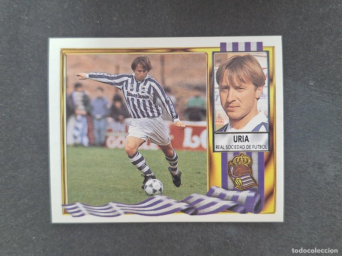 Cromos de Futebol: L3 URIA REAL SOCIEDAD LIGA ESTE 1995 1996 95 96 NUNCA PEGADO SIN PEGAR