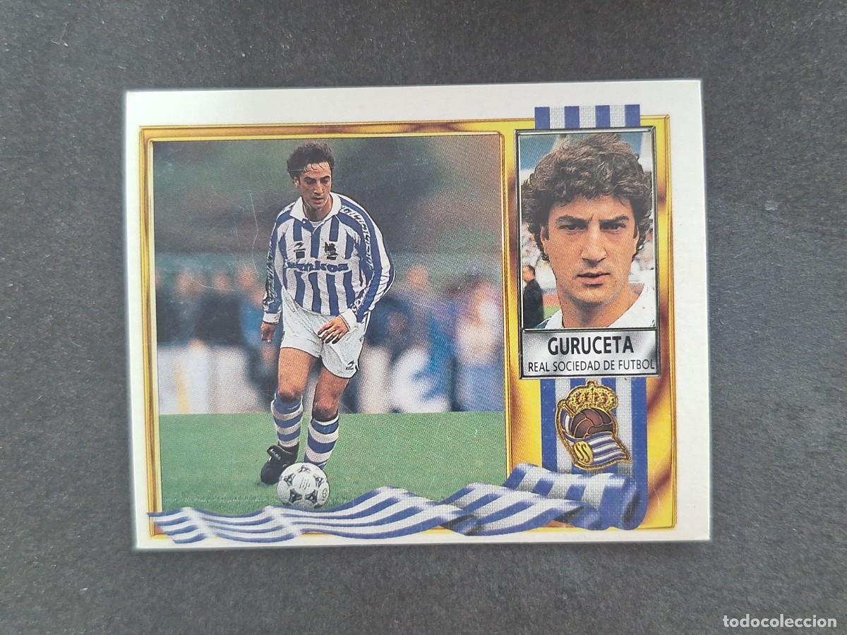 Cromos de Futebol: L3 GURUCETA REAL SOCIEDAD LIGA ESTE 1995 1996 95 96 NUNCA PEGADO SIN PEGAR