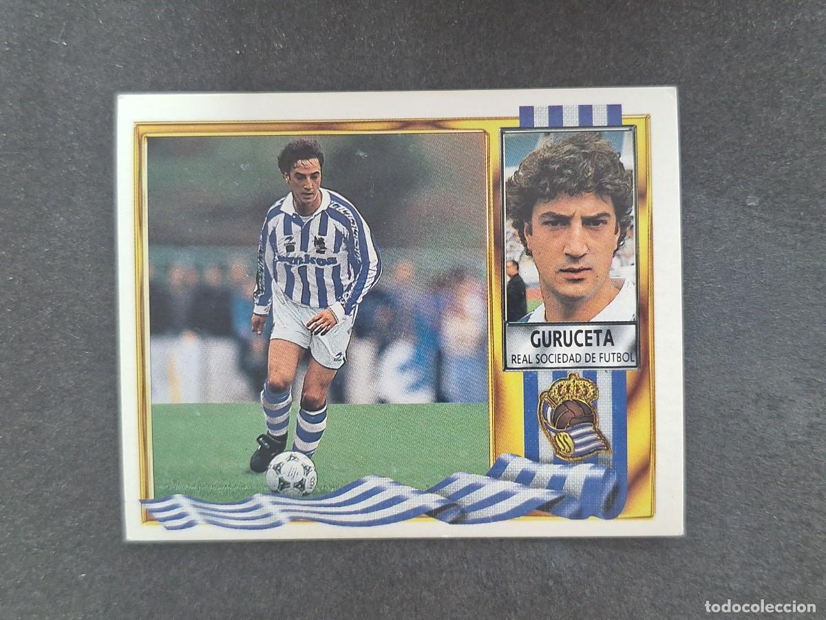 Cromos de Futebol: L3 GURUCETA REAL SOCIEDAD LIGA ESTE 1995 1996 95 96 NUNCA PEGADO SIN PEGAR