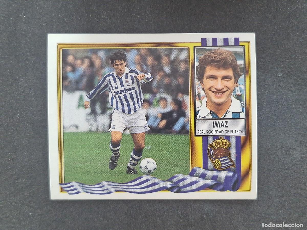 Cromos de Futebol: L3 IMAZ REAL SOCIEDAD LIGA ESTE 1995 1996 95 96 NUNCA PEGADO SIN PEGAR