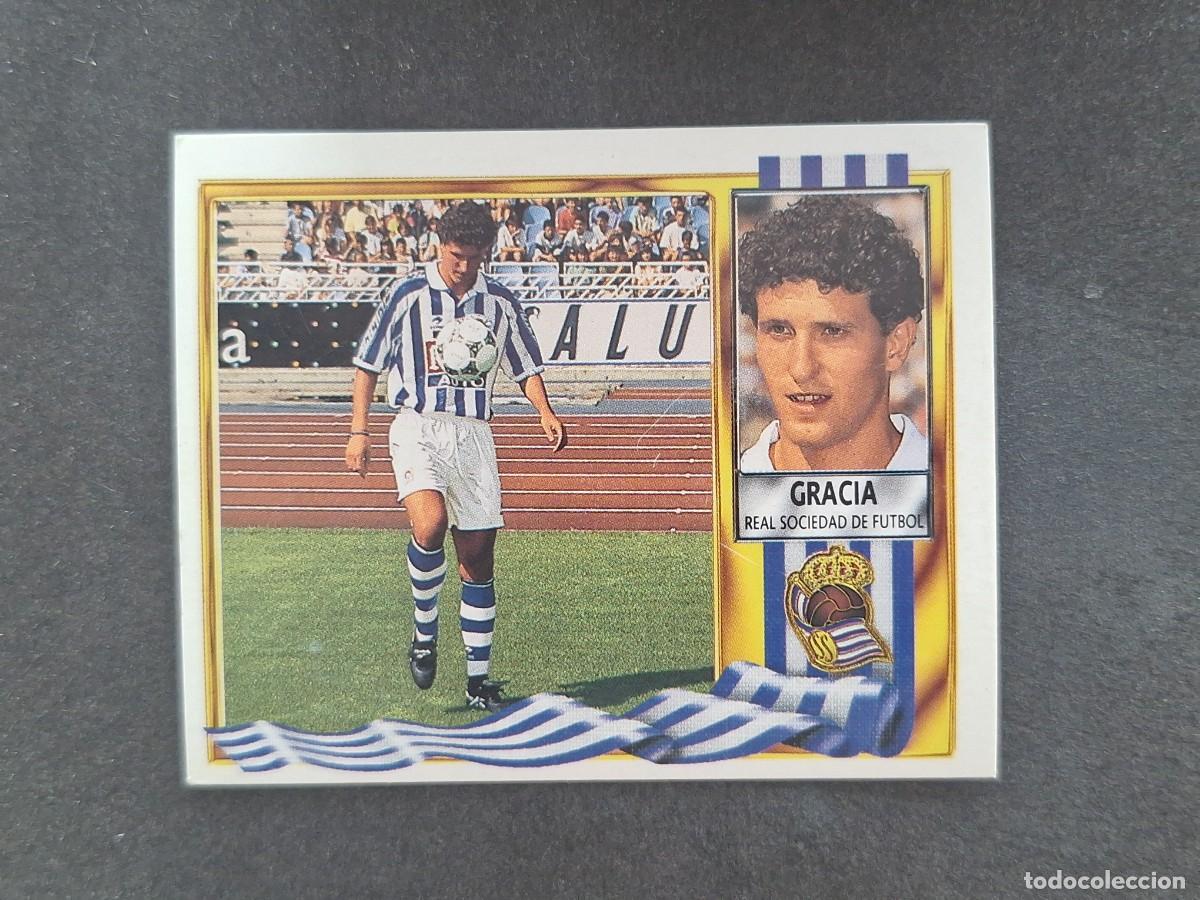 Cromos de Futebol: L3 GRACIA REAL SOCIEDAD LIGA ESTE 1995 1996 95 96 NUNCA PEGADO SIN PEGAR