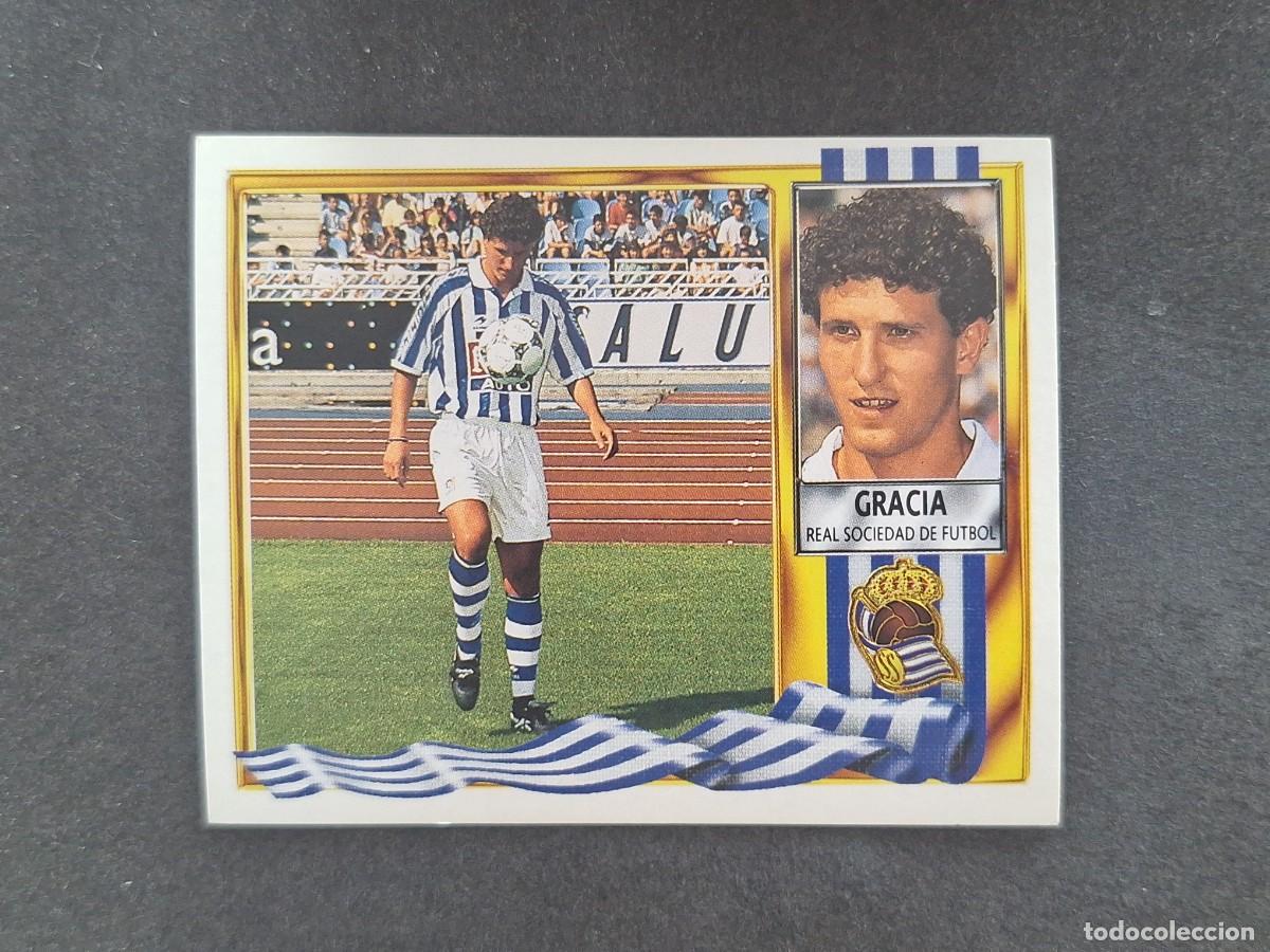 Cromos de Futebol: L3 GRACIA REAL SOCIEDAD LIGA ESTE 1995 1996 95 96 NUNCA PEGADO SIN PEGAR