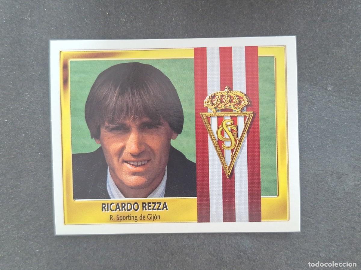 Fu&szlig;ball-Sticker: L3 RICARDO REZZA ENTRENADOR SPORTING DE GIJON LIGA ESTE 1995 1996 95 96 NUNCA PEGADO SIN PEGAR