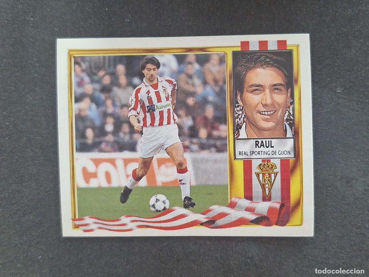 Figurine di Calcio: L3 RAUL SPORTING DE GIJON LIGA ESTE 1995 1996 95 96 NUNCA PEGADO SIN PEGAR