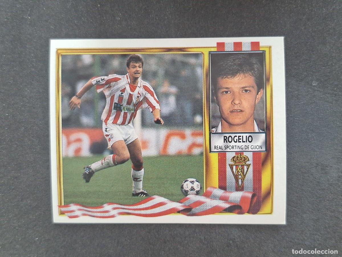 Cartes &agrave; collectionner de Football: L3 ROGELIO SPORTING DE GIJON LIGA ESTE 1995 1996 95 96 NUNCA PEGADO SIN PEGAR