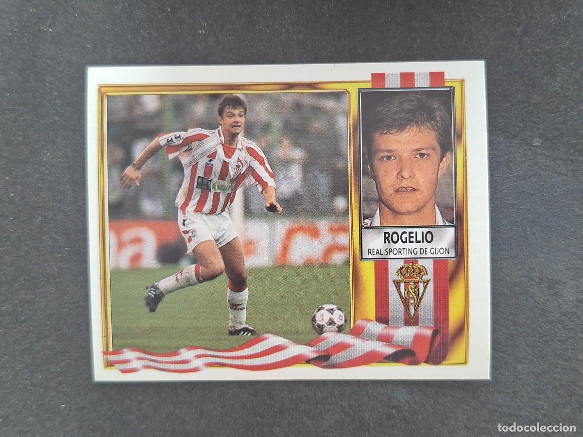 Cartes &agrave; collectionner de Football: L3 ROGELIO SPORTING DE GIJON LIGA ESTE 1995 1996 95 96 NUNCA PEGADO SIN PEGAR