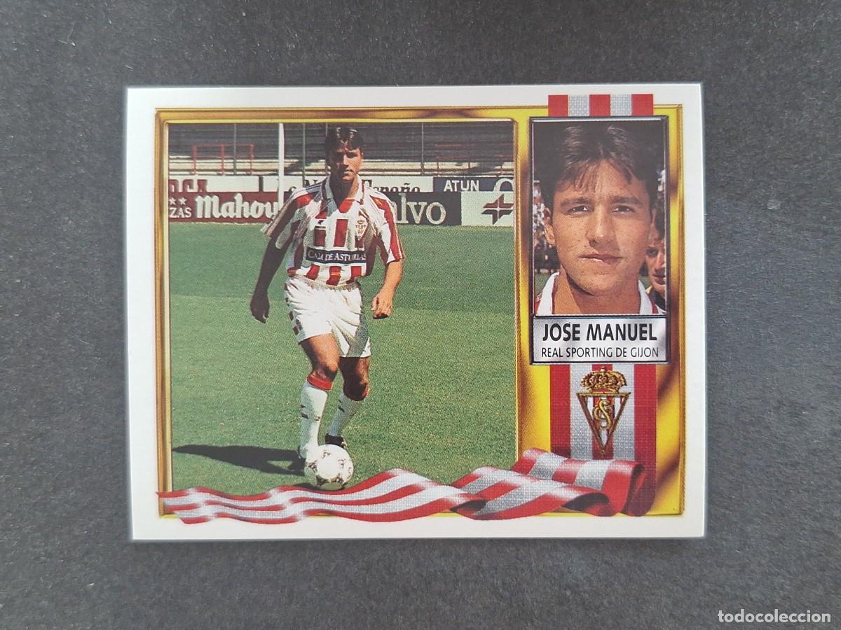Cartes &agrave; collectionner de Football: L3 JOSE MANUEL SPORTING DE GIJON LIGA ESTE 1995 1996 95 96 NUNCA PEGADO SIN PEGAR