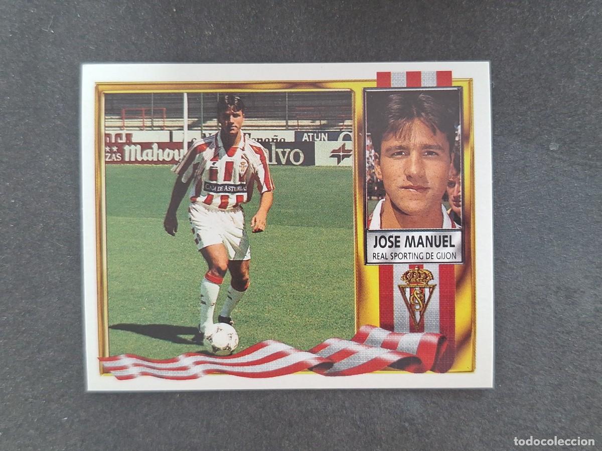 Cartes &agrave; collectionner de Football: L3 JOSE MANUEL SPORTING DE GIJON LIGA ESTE 1995 1996 95 96 NUNCA PEGADO SIN PEGAR