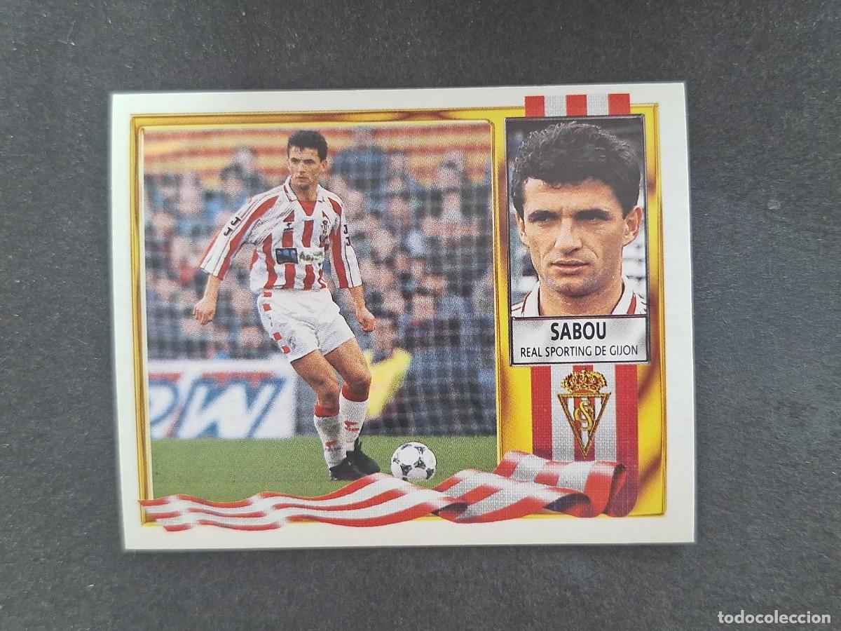 Cartes &agrave; collectionner de Football: L3 SABOU SPORTING DE GIJON LIGA ESTE 1995 1996 95 96 NUNCA PEGADO SIN PEGAR