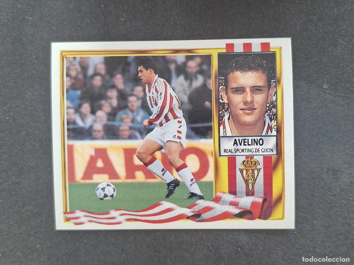 Cartes &agrave; collectionner de Football: L3 AVELINO SPORTING DE GIJON LIGA ESTE 1995 1996 95 96 NUNCA PEGADO SIN PEGAR
