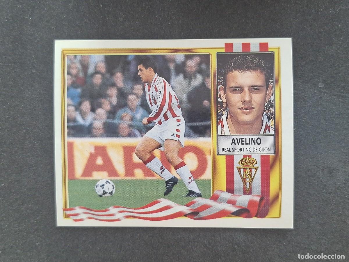 Cartes &agrave; collectionner de Football: L3 AVELINO SPORTING DE GIJON LIGA ESTE 1995 1996 95 96 NUNCA PEGADO SIN PEGAR