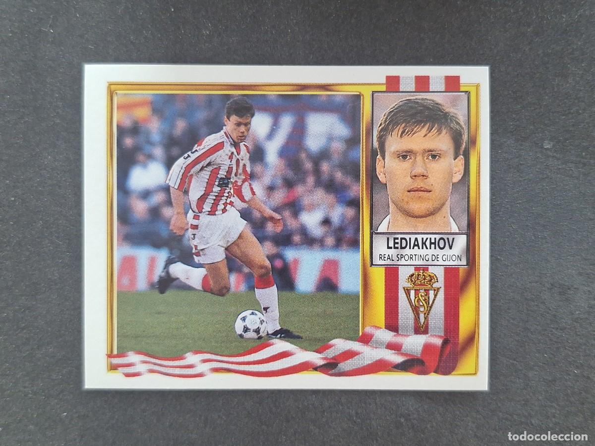 Cartes &agrave; collectionner de Football: L3 LEDIAKHOV SPORTING DE GIJON LIGA ESTE 1995 1996 95 96 NUNCA PEGADO SIN PEGAR