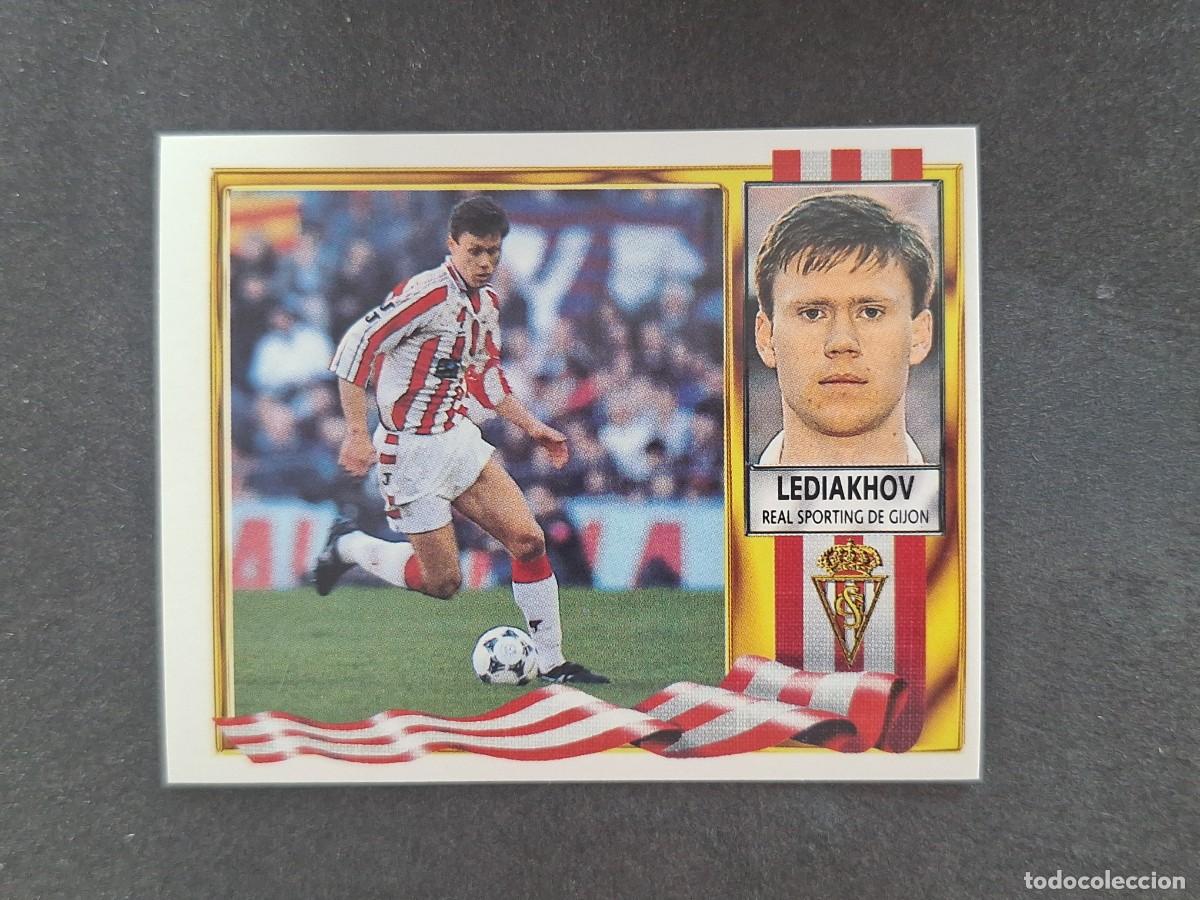 Cartes &agrave; collectionner de Football: L3 LEDIAKHOV SPORTING DE GIJON LIGA ESTE 1995 1996 95 96 NUNCA PEGADO SIN PEGAR