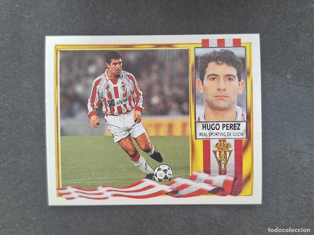 Cartes &agrave; collectionner de Football: L3 HUGO PEREZ SPORTING DE GIJON LIGA ESTE 1995 1996 95 96 NUNCA PEGADO SIN PEGAR