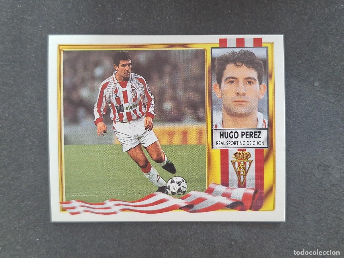 Cartes &agrave; collectionner de Football: L3 HUGO PEREZ SPORTING DE GIJON LIGA ESTE 1995 1996 95 96 NUNCA PEGADO SIN PEGAR