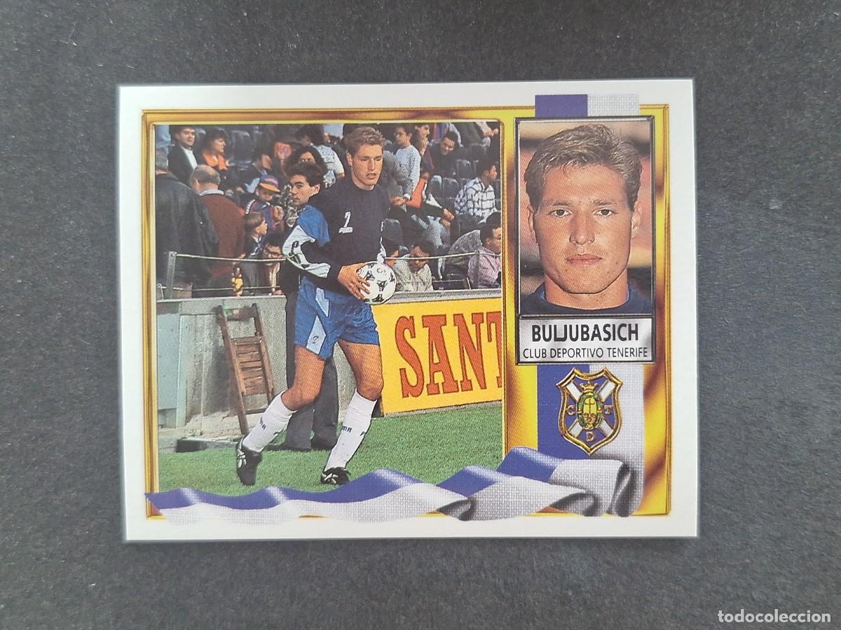 Fu&szlig;ball-Sticker: L3 BULJUBASICH C. D. TENERIFE LIGA ESTE 1995 1996 95 96 NUNCA PEGADO SIN PEGAR