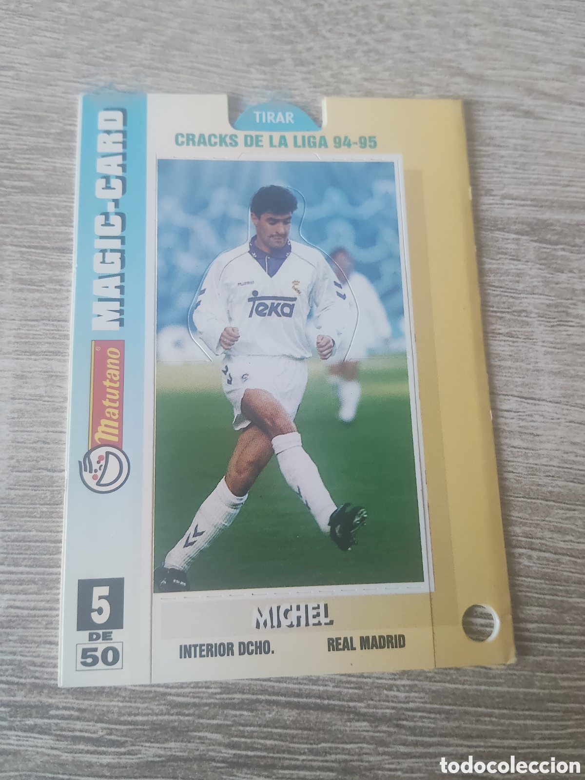 Fu&szlig;ball-Sticker: Matutano los cracks de la liga 1994 1995 94 95 5 Michel Real Madrid