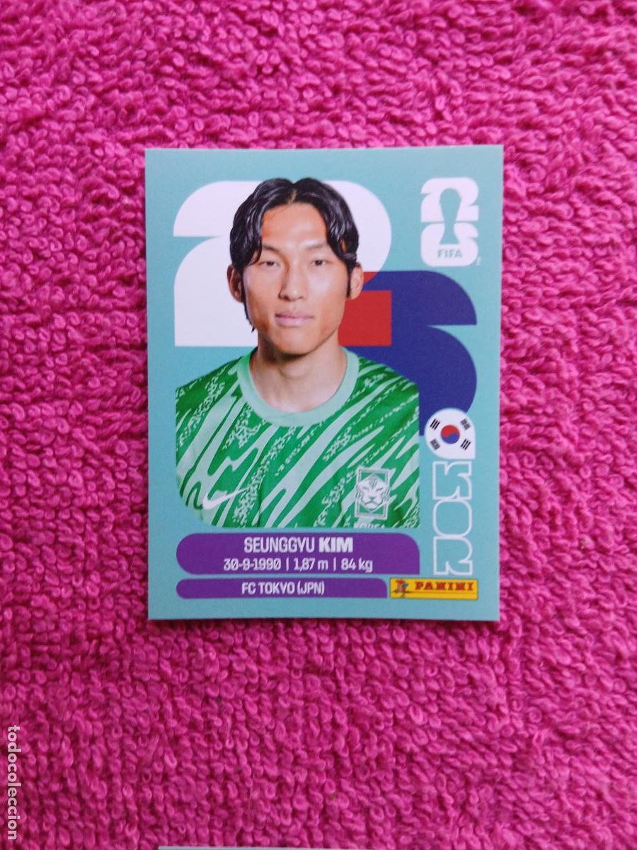 Fu&szlig;ball-Sticker: FIFA World Cup 2026 Seunggyu Kim kor 3 selecci&oacute;n de corea del sur cor3 panini 2026
