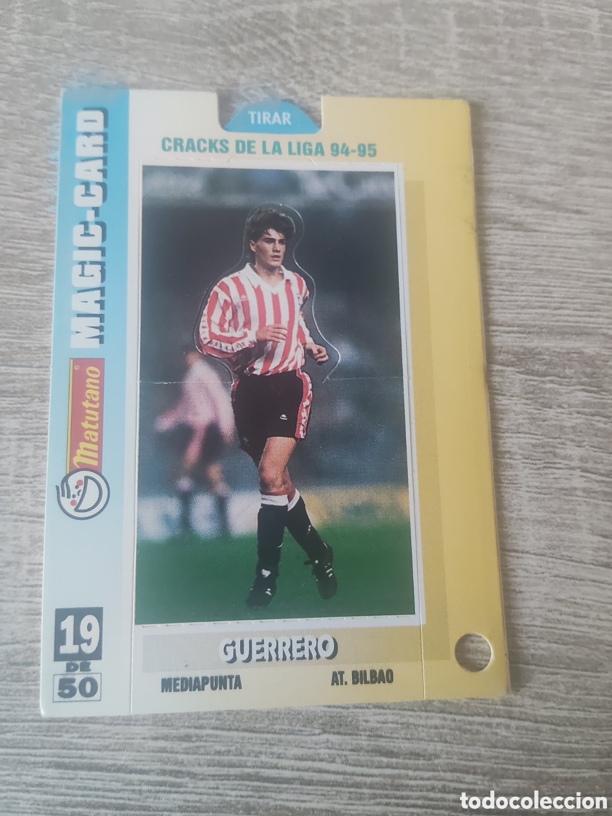 Fu&szlig;ball-Sticker: Matutano los cracks de la liga 1994 1995 94 95 19 Julen Guerrero Athletic de Bilbao