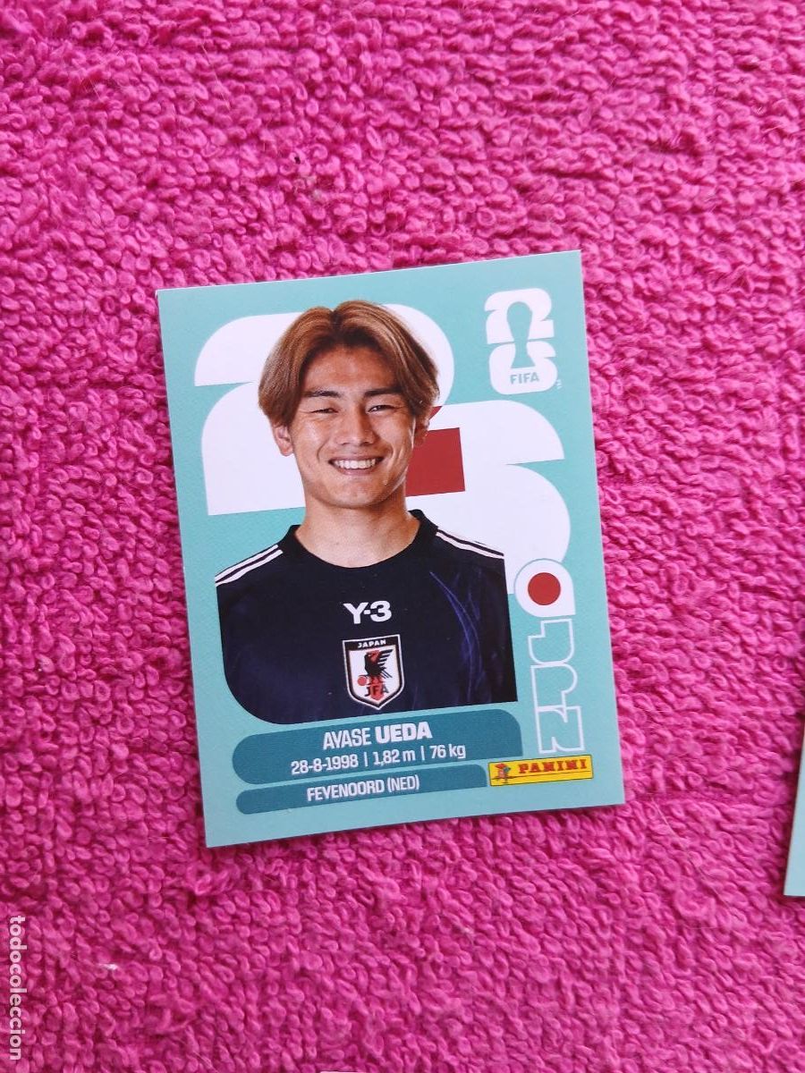 Fu&szlig;ball-Sticker: FIFA World Cup 2026 ayase ueda jpn 20 selecci&oacute;n de jap&oacute;n jpn20 panini 2026