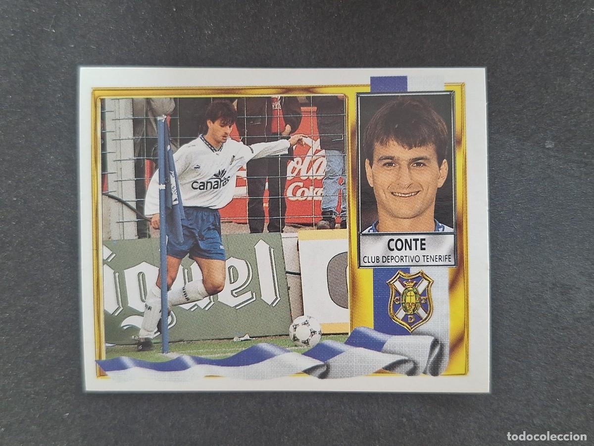 Fu&szlig;ball-Sticker: L3 CONTE C. D. TENERIFE LIGA ESTE 1995 1996 95 96 NUNCA PEGADO SIN PEGAR
