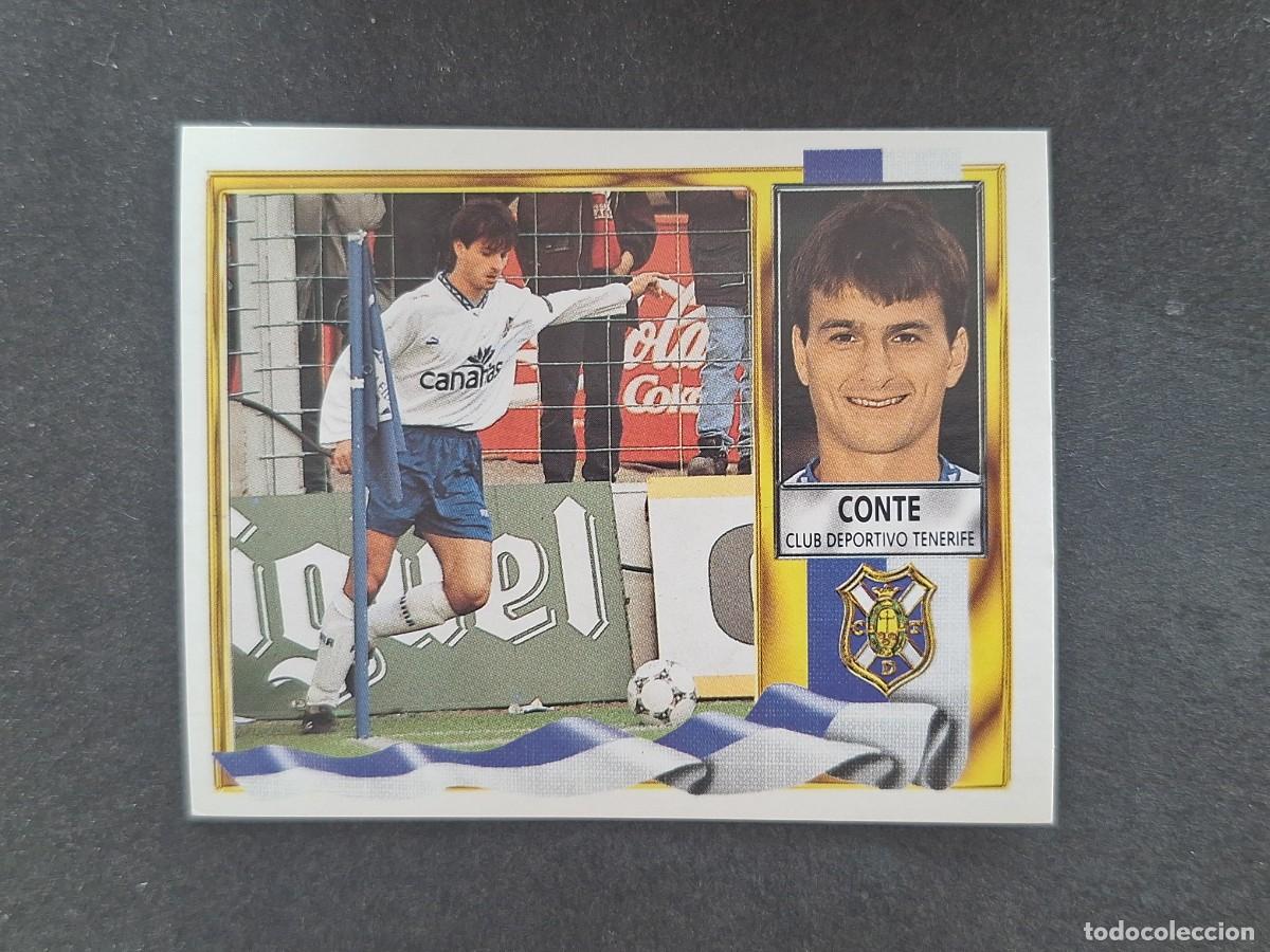 Fu&szlig;ball-Sticker: L3 CONTE C. D. TENERIFE LIGA ESTE 1995 1996 95 96 NUNCA PEGADO SIN PEGAR