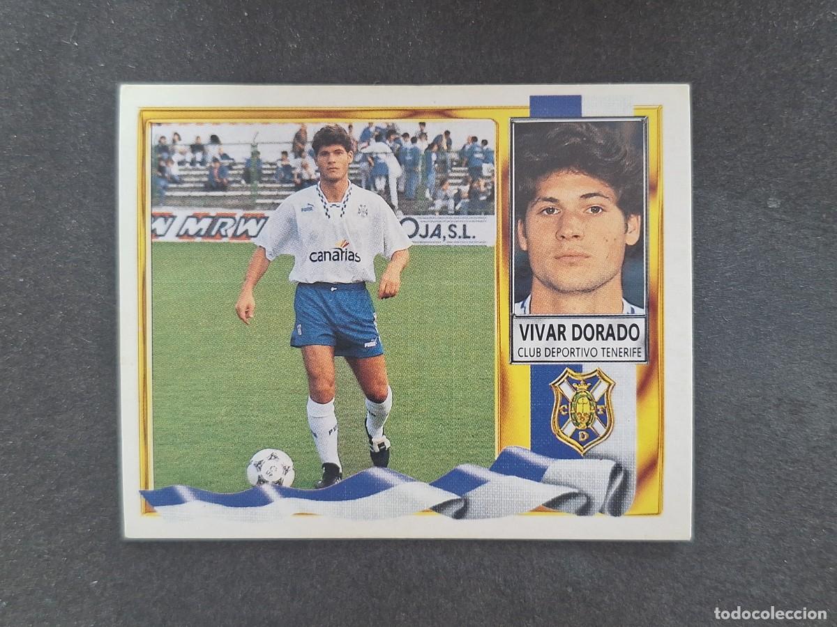 Fu&szlig;ball-Sticker: L3 VIVAR DORADO C. D. TENERIFE LIGA ESTE 1995 1996 95 96 NUNCA PEGADO SIN PEGAR