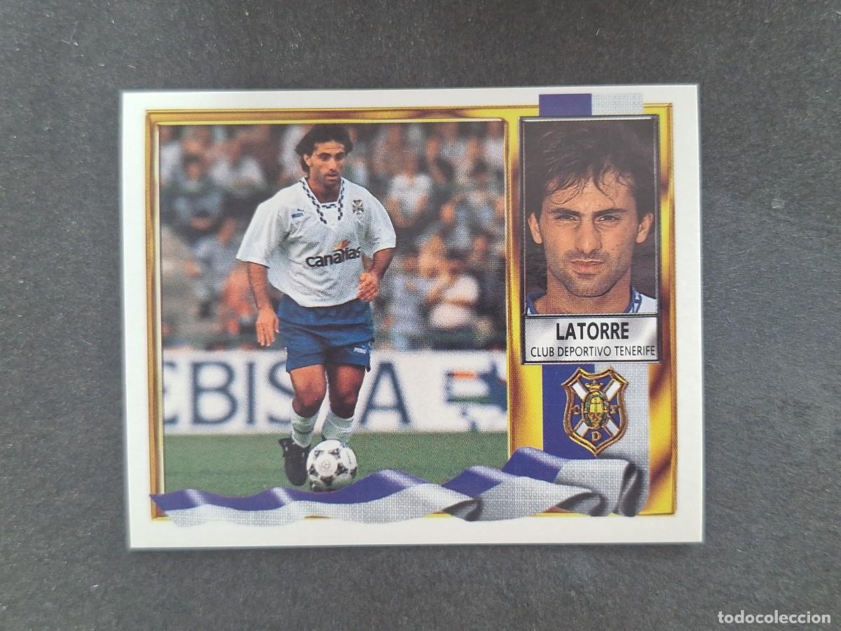 Fu&szlig;ball-Sticker: L3 LATORRE C. D. TENERIFE LIGA ESTE 1995 1996 95 96 NUNCA PEGADO SIN PEGAR
