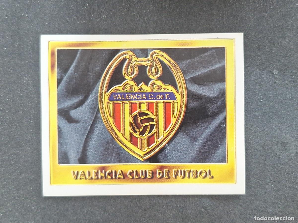 Football Stickers: L3 ESCUDO VALENCIA C. F. LIGA ESTE 1995 1996 95 96 NUNCA PEGADO SIN PEGAR