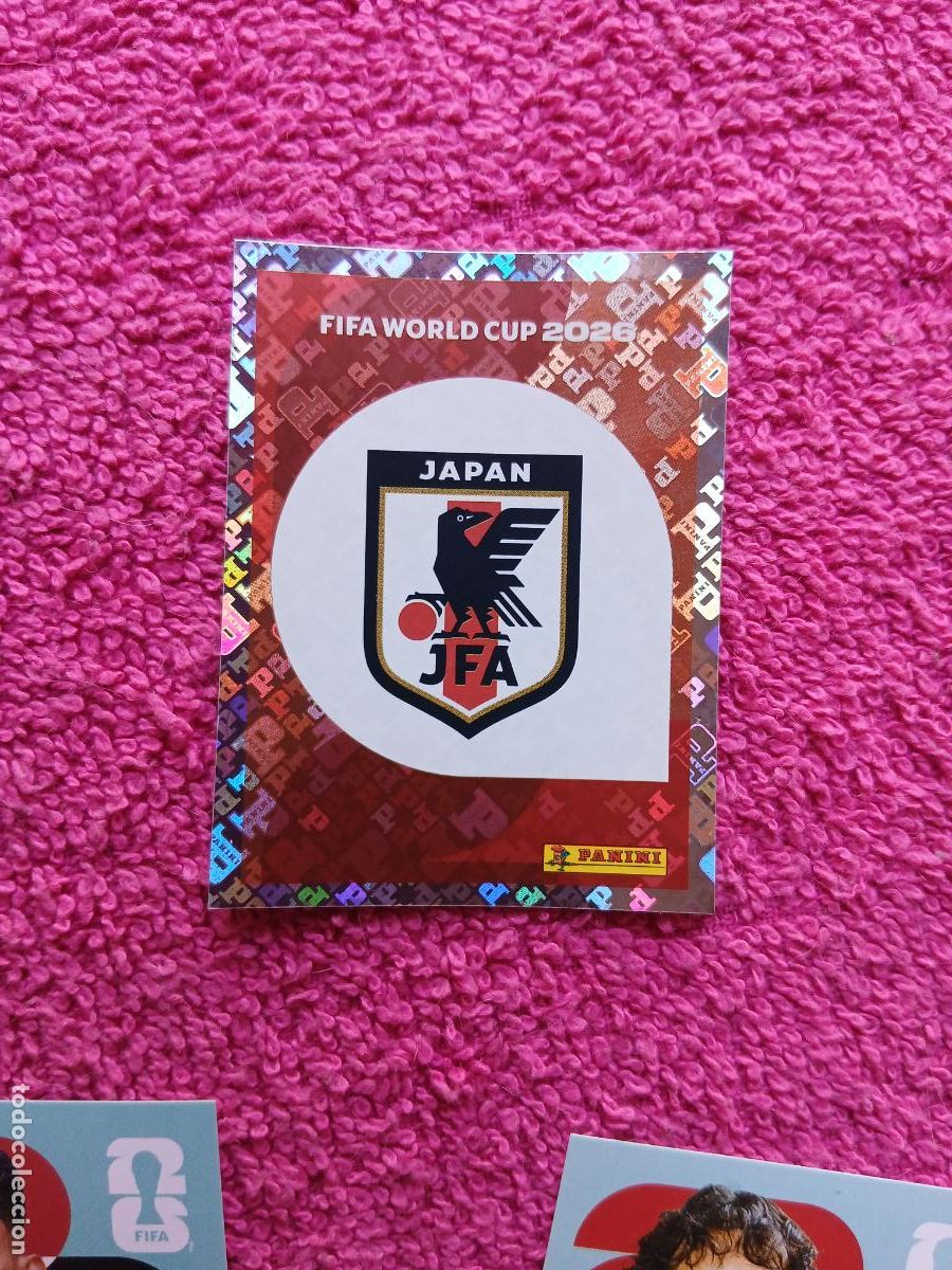 Cartes &agrave; collectionner de Football: FIFA World Cup 2026 escudo jpn 1 escudo selecci&oacute;n de jap&oacute;n jpn1 panini 2026