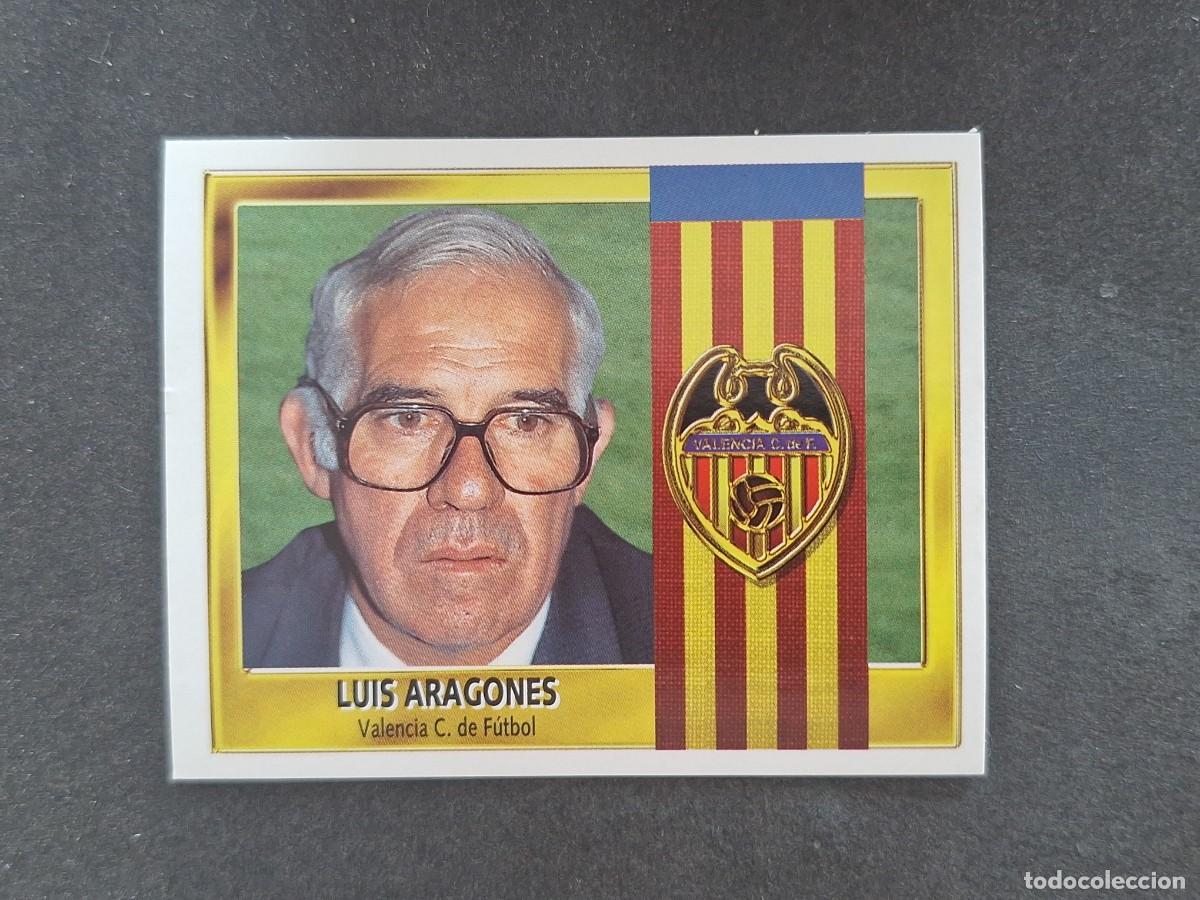 Cartes &agrave; collectionner de Football: L3 LUIS ARAGONES ENTRENADOR VALENCIA C. F. LIGA ESTE 1995 1996 95 96 NUNCA PEGADO SIN PEGAR