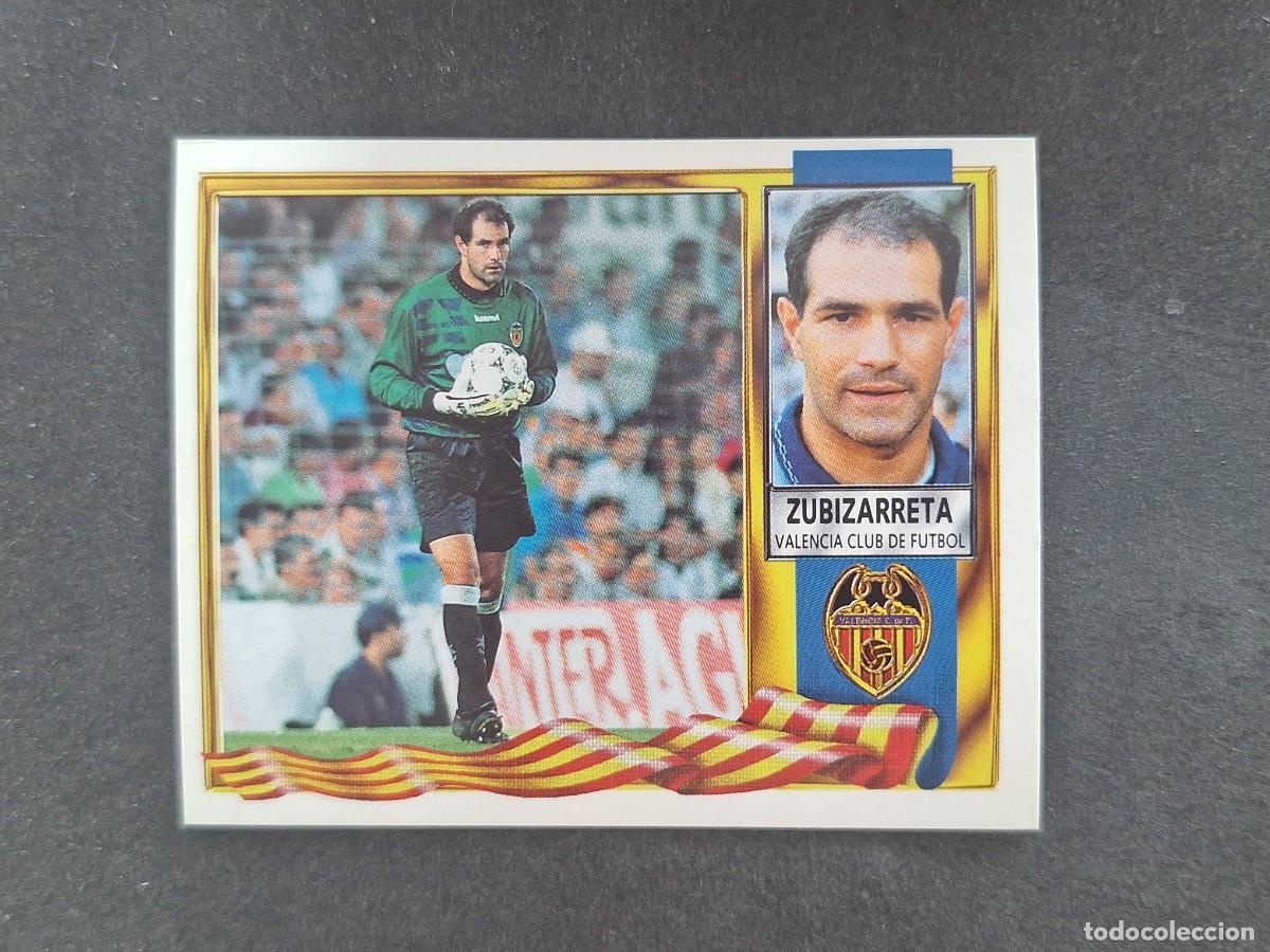 Cartes &agrave; collectionner de Football: L3 ZUBIZARRETA VALENCIA C. F. LIGA ESTE 1995 1996 95 96 NUNCA PEGADO SIN PEGAR