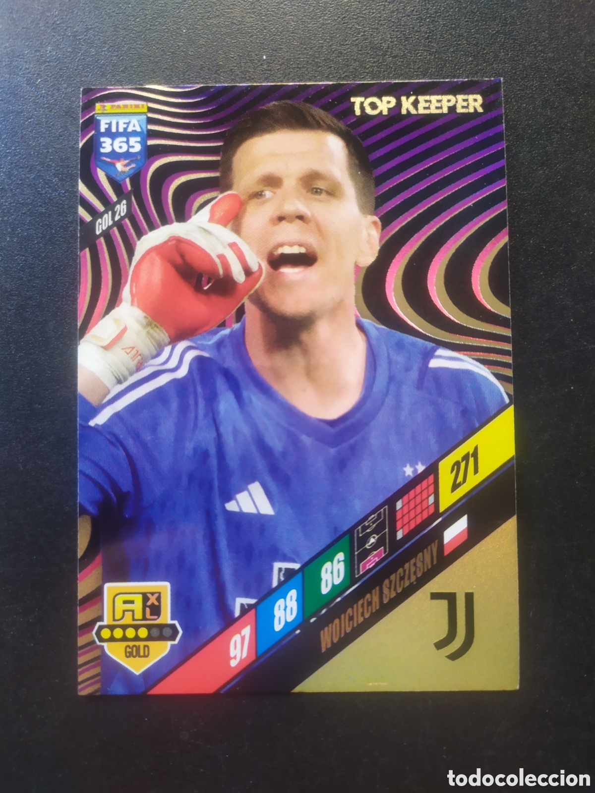 Cartes &agrave; collectionner de Football: FIFA 365 adrenalyn 2023 2024 23 24 panini Szczesny top keeper GOL26 Juventus